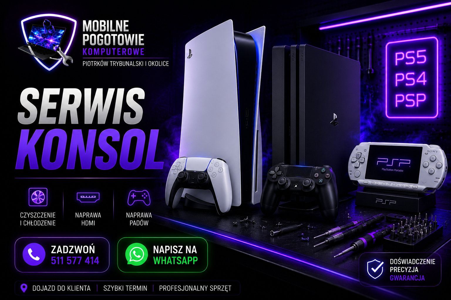 Serwis konsol PlayStation i Xbox Piotrków Trybunalski