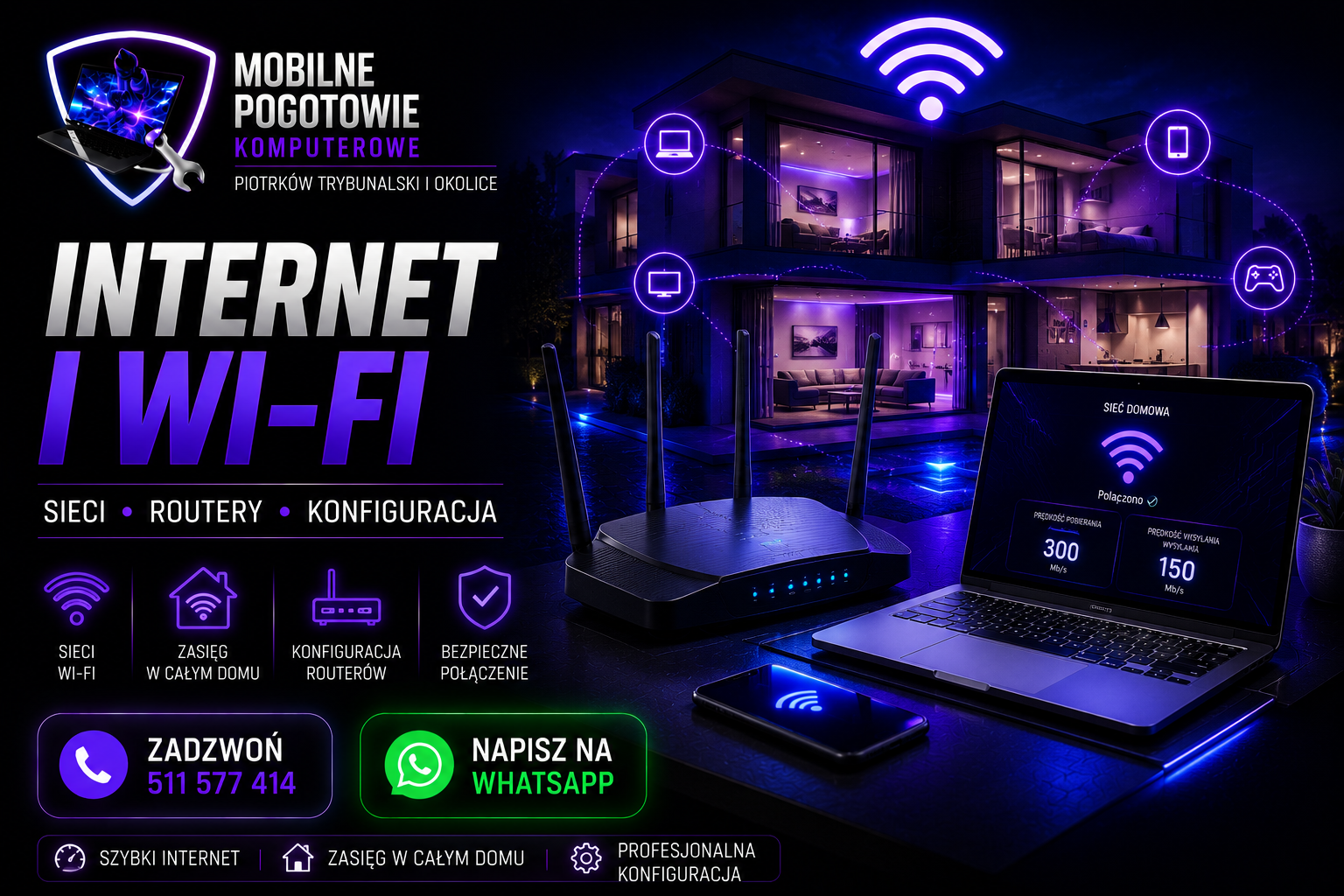 Internet i Wi-Fi Piotrków Trybunalski
