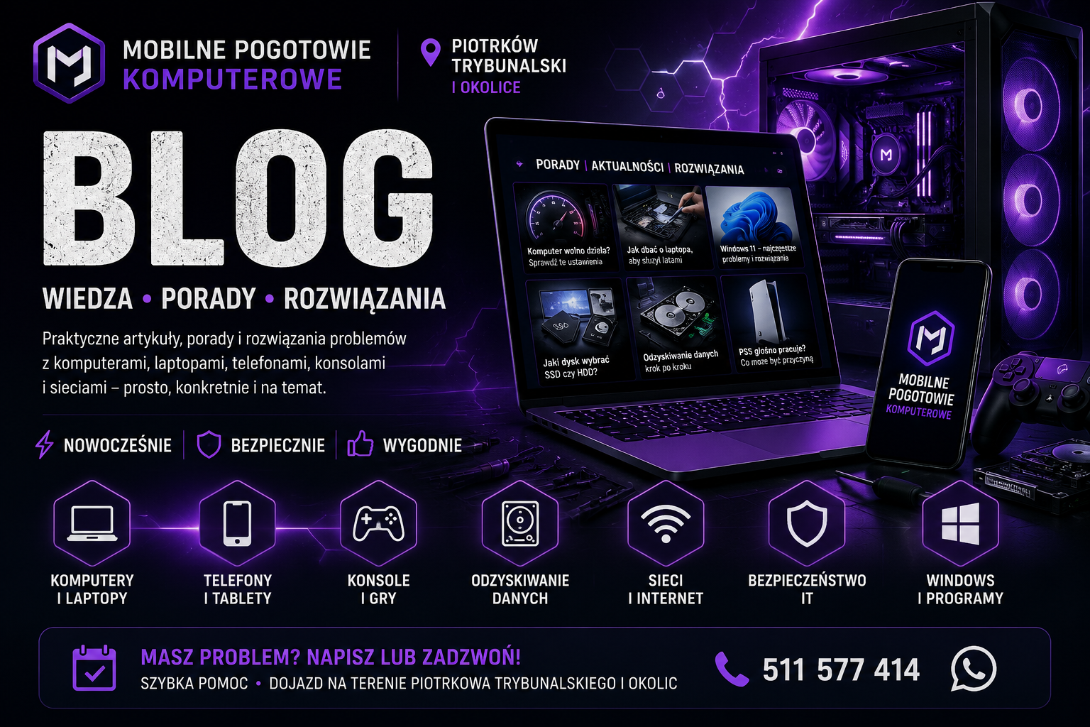 Blog MobilnyTech – porady komputerowe i technologiczne Piotrków Trybunalski